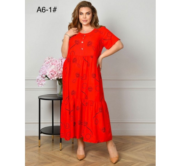 Сукня жіноча, штапель 3 шт (58-62 р) ZeL1396_A6-1b