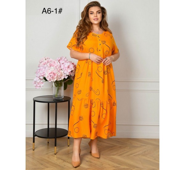 Сукня жіноча, штапель 3 шт (58-62 р) ZeL1396_A6-1c