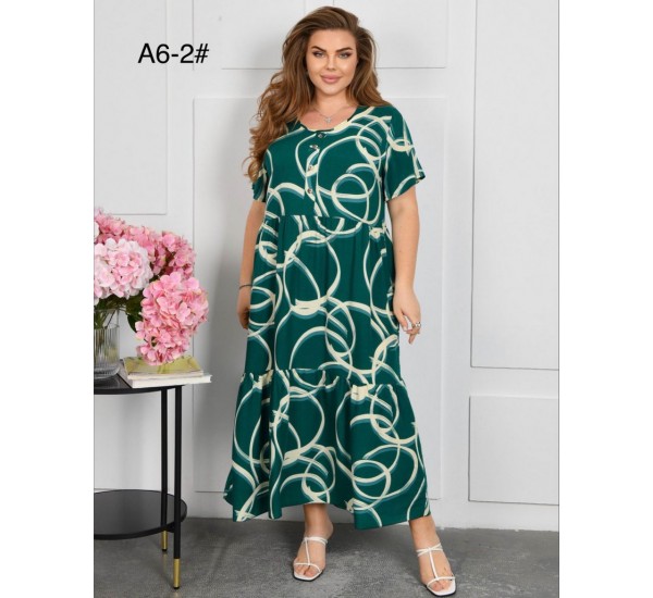 Сукня жіноча, штапель 3 шт (58-62 р) ZeL1396_A6-2a