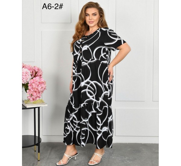 Сукня жіноча, штапель 3 шт (58-62 р) ZeL1396_A6-2c