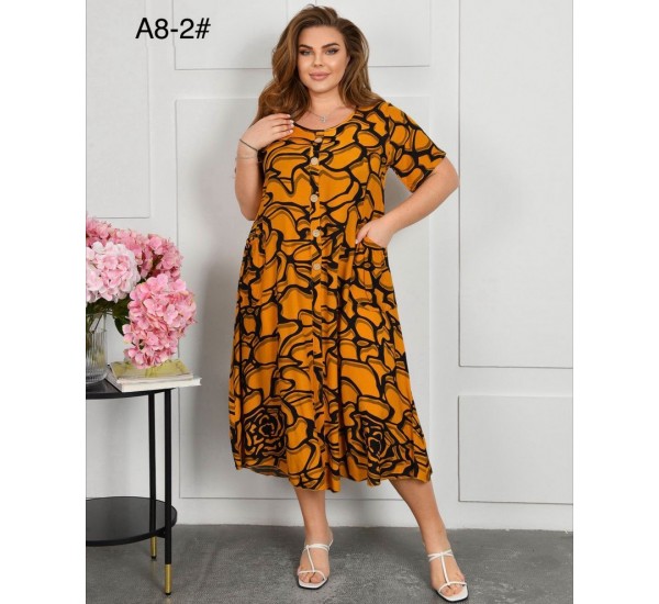Сукня жіноча, штапель 3 шт (58-62 р) ZeL1396_A8-2a