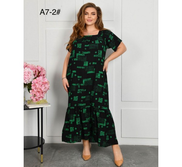 Сукня жіноча, штапель 3 шт (58-62 р) ZeL1396_A7-2a