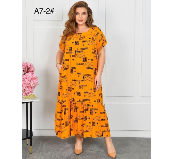 Сукня жіноча, штапель 3 шт (58-62 р) ZeL1396_A7-2b
