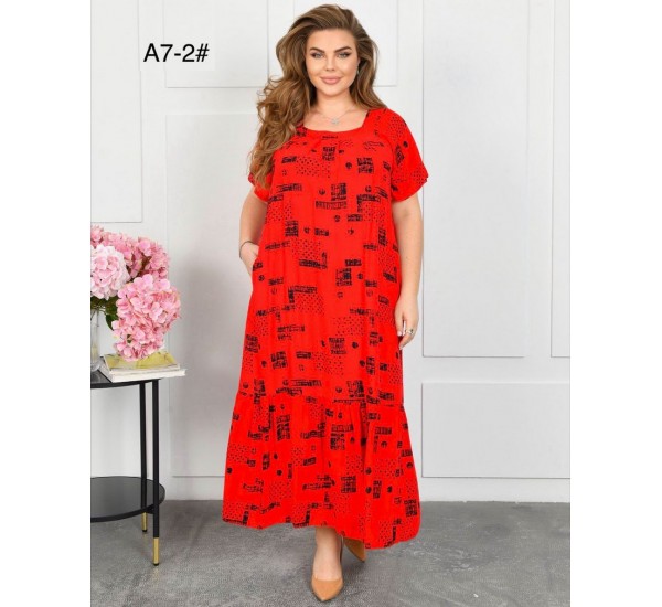 Сукня жіноча, штапель 3 шт (58-62 р) ZeL1396_A7-2c