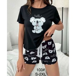 Піжама жіноча, бамбук 5 шт (S-2XL) ZeL1396_103