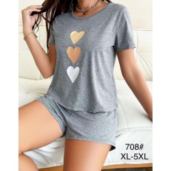 Піжама жіноча, бамбук 5 шт (1-5XL) ZeL1396_708