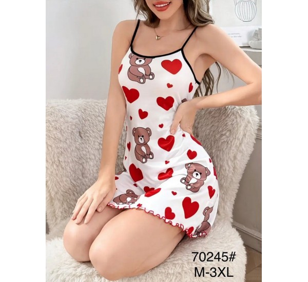 Нічна сорочка, бамбук 5 шт (M-3XL) ZeL1396_70245