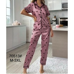 Піжама жіноча, 5 шт (M-3XL) шовк ZeL1396_70513
