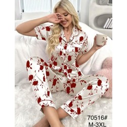 Піжама жіноча, 5 шт (M-3XL) шовк ZeL1396_70516