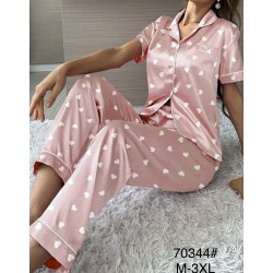 Піжама жіноча, 5 шт (M-3XL) шовк ZeL1396_70344a