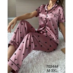 Піжама жіноча, 5 шт (M-3XL) шовк ZeL1396_70344b