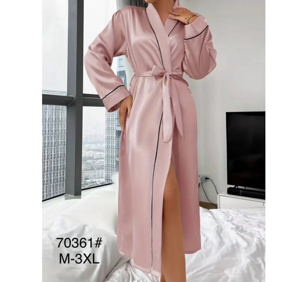 Халат жіночий, 5 шт (M-3XL) шовк ZeL1396_70361a