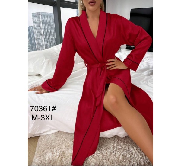 Халат жіночий, 5 шт (M-3XL) шовк ZeL1396_70361b