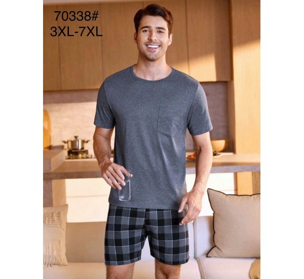 Піжама чоловіча, 5 шт (3-7XL) коттон ZeL1396_70338