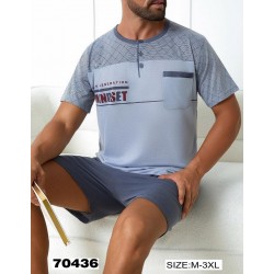 Піжама чоловіча, 5 шт (M-3XL) бамбук ZeL1396_70436