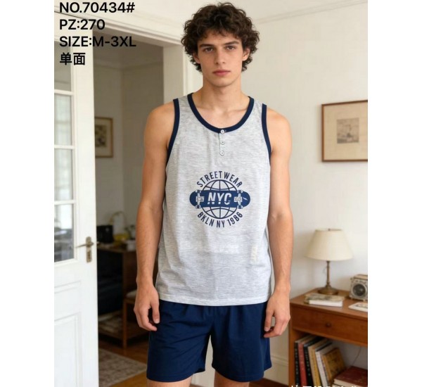 Піжама чоловіча, 5 шт (M-3XL) бамбук ZeL1396_70434