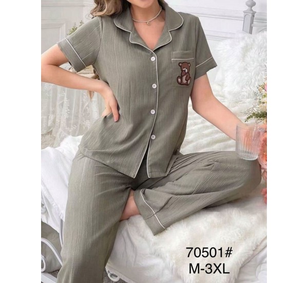 Пижама женская, 5 шт (M-3XL) муслин ZeL1396_70501b