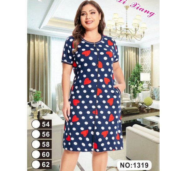 Халат женский, вискоза 5 шт (54-62 р) ZeL1396_1319