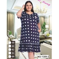 Халат жіночий, віскоза 5 шт (58-66 р) ZeL1396_1309-2