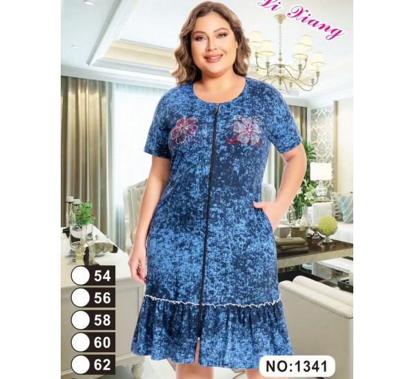 Халат женский, вискоза 5 шт (54-62 р) ZeL1396_1341