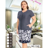 Халат жіночий, віскоза 5 шт (54-62 р) ZeL1396_1340