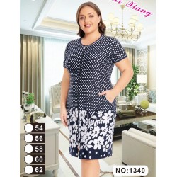 Халат женский, вискоза 5 шт (54-62 р) ZeL1396_1340