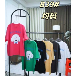 Футболка женская, стрейч/коттон 5 шт (62-80 р) ZeL777_B39