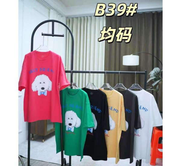 Футболка жіноча, стрейч/коттон 5 шт (62-80 р) ZeL777_B39