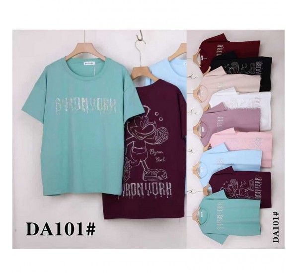 Футболка жіноча, стрейч/коттон 5 шт (54-64 р) ZeL777_DA101