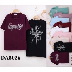 Футболка жіноча, стрейч/коттон 5 шт (60-70 р) ZeL777_DA502