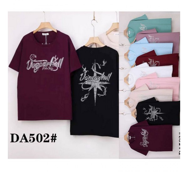 Футболка жіноча, стрейч/коттон 5 шт (60-70 р) ZeL777_DA502