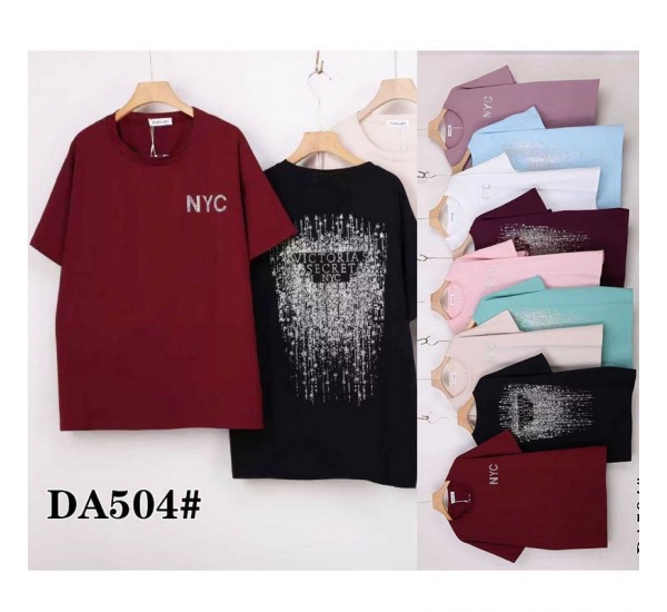 Футболка жіноча, стрейч/коттон 5 шт (60-70 р) ZeL777_DA504