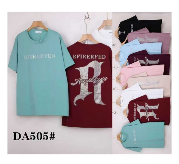 Футболка жіноча, стрейч/коттон 5 шт (60-70 р) ZeL777_DA505