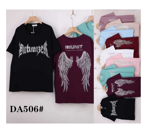 Футболка жіноча, стрейч/коттон 5 шт (60-70 р) ZeL777_DA506