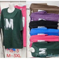 Футболка варенка жіноча, бавовна 5 шт (M-3XL) ZeL777_18-3