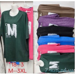 Футболка варенка жіноча, бавовна 5 шт (M-3XL) ZeL777_18-3