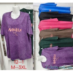 Футболка варенка жіноча, бавовна 5 шт (M-3XL) ZeL777_12-1