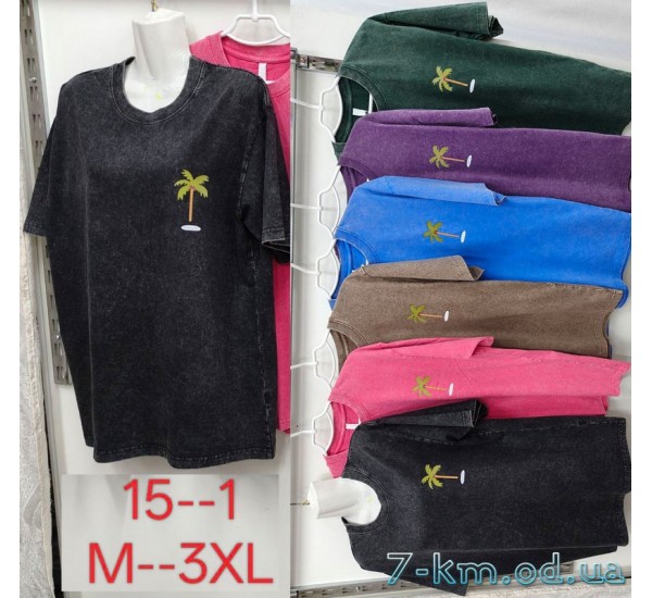 Футболка варенка жіноча, бавовна 5 шт (M-3XL) ZeL777_15-1