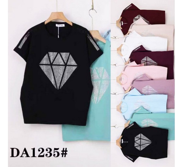 Футболка жіноча, стрейч/коттон 5 шт (54-62 р) ZeL777_DA1235