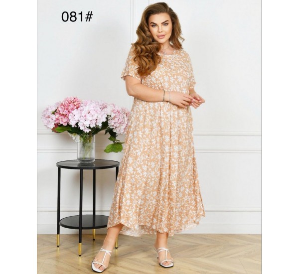 Сукня жіноча, штапель 6 шт (58-62 р) ZeL1396_081-12