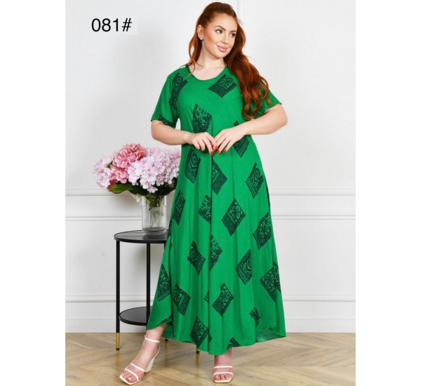 Сукня жіноча, штапель 6 шт (58-62 р) ZeL1396_081-15