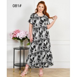 Сукня жіноча, штапель 6 шт (58-62 р) ZeL1396_081-16