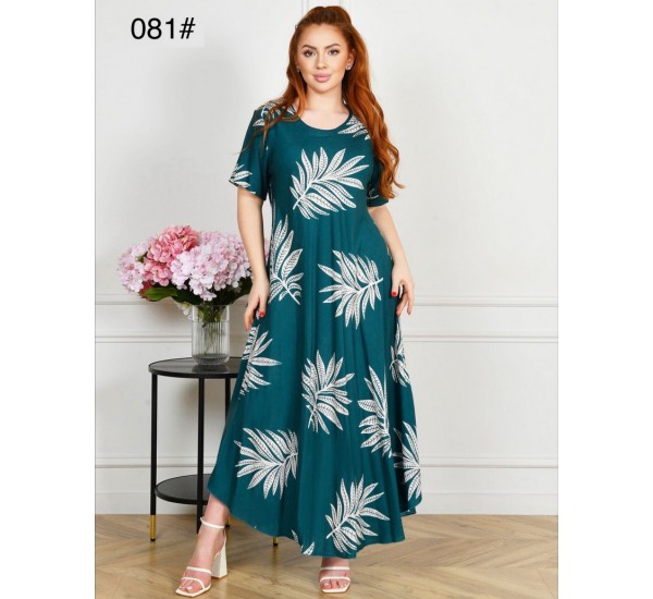 Сукня жіноча, штапель 6 шт (58-62 р) ZeL1396_081-18