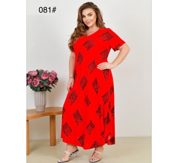 Сукня жіноча, штапель 6 шт (58-62 р) ZeL1396_081-2