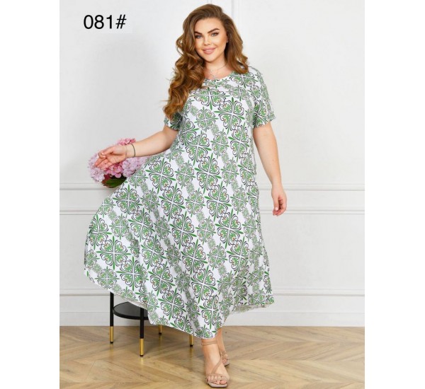 Сукня жіноча, штапель 6 шт (58-62 р) ZeL1396_081-20