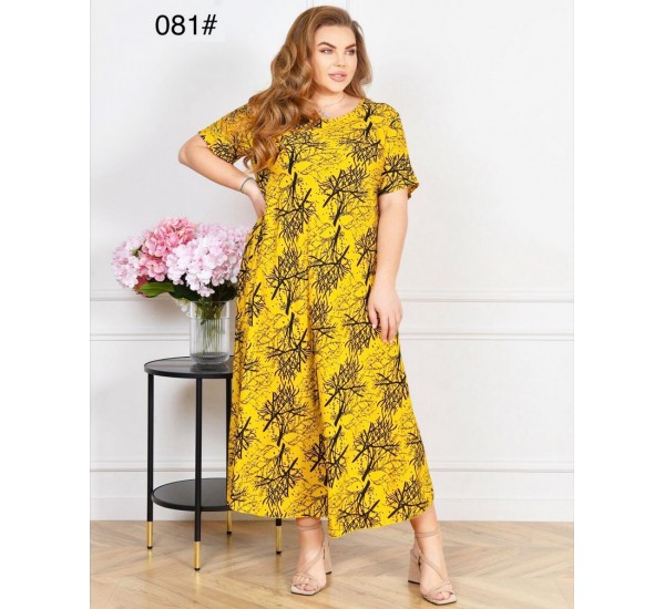 Сукня жіноча, штапель 6 шт (58-62 р) ZeL1396_081-24