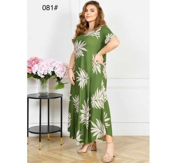 Сукня жіноча, штапель 6 шт (58-62 р) ZeL1396_081-25