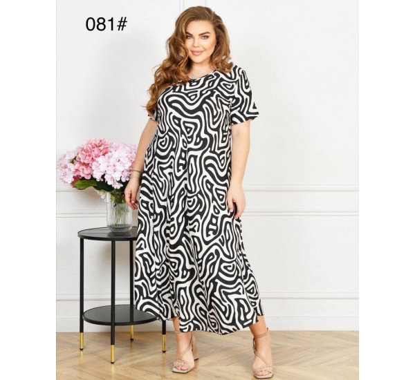 Сукня жіноча, штапель 6 шт (58-62 р) ZeL1396_081-26