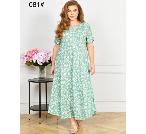 Сукня жіноча, штапель 6 шт (58-62 р) ZeL1396_081-28