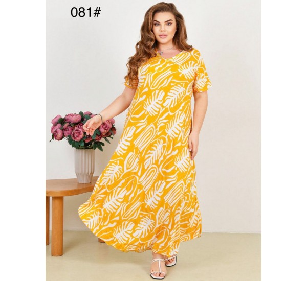 Сукня жіноча, штапель 6 шт (58-62 р) ZeL1396_081-3